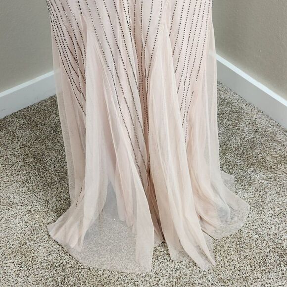 Jump Apparel Beaded Gown Pink Size 3/4 NWT Cut# 27988 - Picture 7 of 16